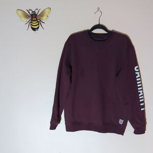 Carhartt Men's Burgundy Crewneck Sweater